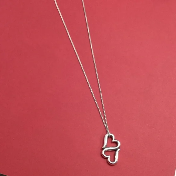 James Avery Silver Heart Pendant Necklace - Picture 2 of 6